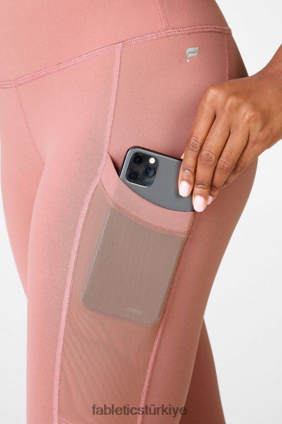tr Fabletics kadınlar hareket halindeyken güçlü tutuş sağlayan yüksek belli kapri 45 orkide dumanı 40R06B771