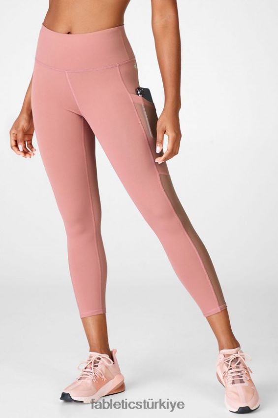 tr Fabletics kadınlar hareket halindeyken güçlü tutuş sağlayan yüksek belli kapri 45 orkide dumanı 40R06B771