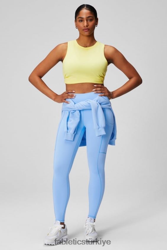 tr Fabletics kadınlar hareket halindeyken güçlü tutuş sağlayan yüksek belli tayt 38 pembe kaçış/açık turuncu 40R06B737