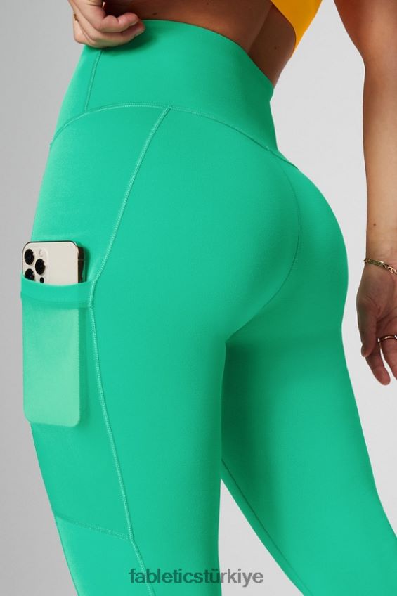 tr Fabletics kadınlar hareket halindeyken güçlü tutuş sağlayan yüksek belli tayt 39 siyah beyaz 40R06B738