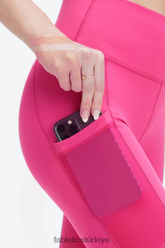 tr Fabletics kadınlar hareket halindeyken güçlü tutuş sağlayan yüksek belli tayt 41 söğüt kabuğu/ultraviyole 40R06B749