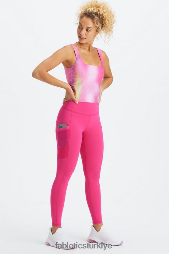 tr Fabletics kadınlar hareket halindeyken güçlü tutuş sağlayan yüksek belli tayt 41 söğüt kabuğu/ultraviyole 40R06B749