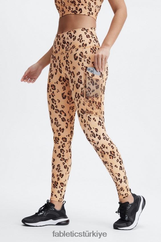 tr Fabletics kadınlar hareket halindeyken güçlü tutuş sağlayan yüksek belli tayt 42 derin lacivert/çoklu sprey 40R06B753