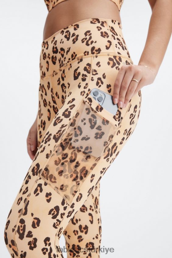 tr Fabletics kadınlar hareket halindeyken güçlü tutuş sağlayan yüksek belli tayt 42 derin lacivert/çoklu sprey 40R06B753