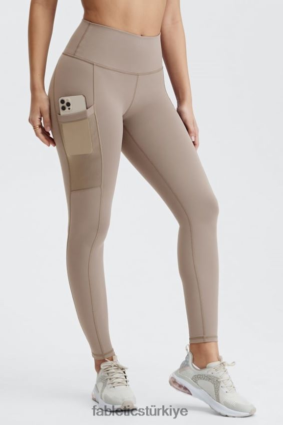 tr Fabletics kadınlar hareket halindeyken güçlü tutuş sağlayan yüksek belli tayt 42 siyah/çim yeşili 40R06B754