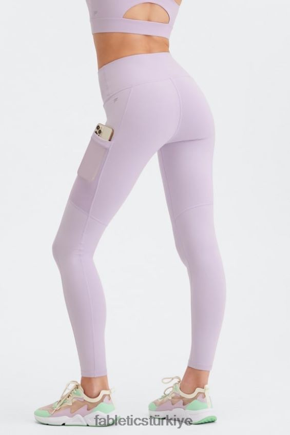 tr Fabletics kadınlar hareket halindeyken güçlü tutuş sağlayan yüksek belli tayt 42 siyah/pembe tereyağlı krema 40R06B755