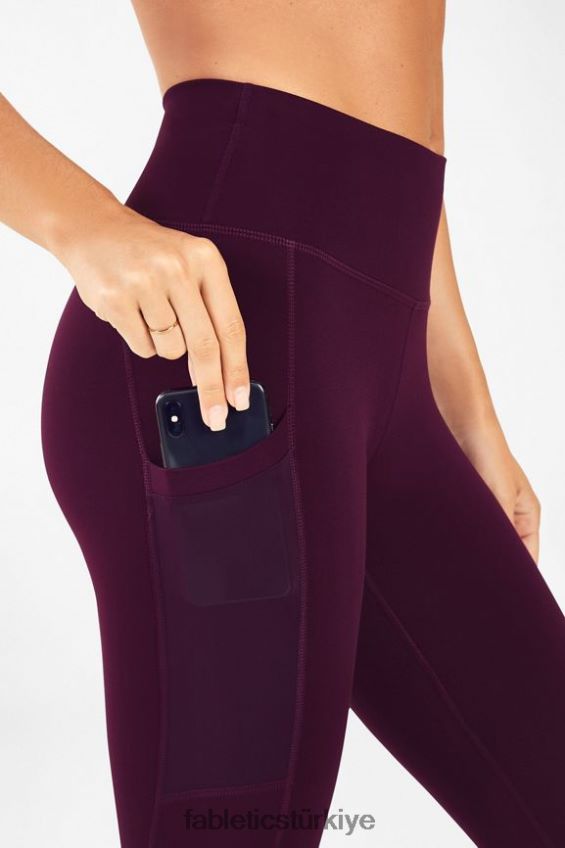 tr Fabletics kadınlar hareket halindeyken güçlü tutuş sağlayan yüksek belli tayt 43 beyaz/siyah uç 40R06B758