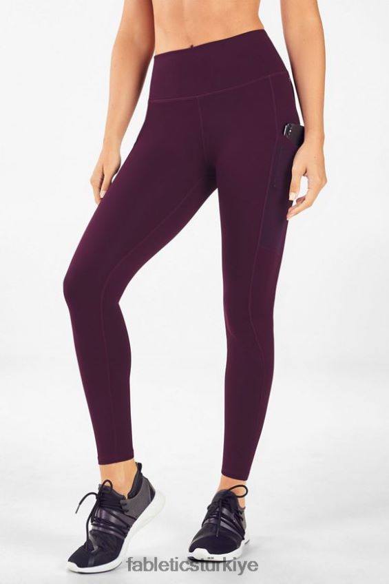 tr Fabletics kadınlar hareket halindeyken güçlü tutuş sağlayan yüksek belli tayt 43 beyaz/siyah uç 40R06B758