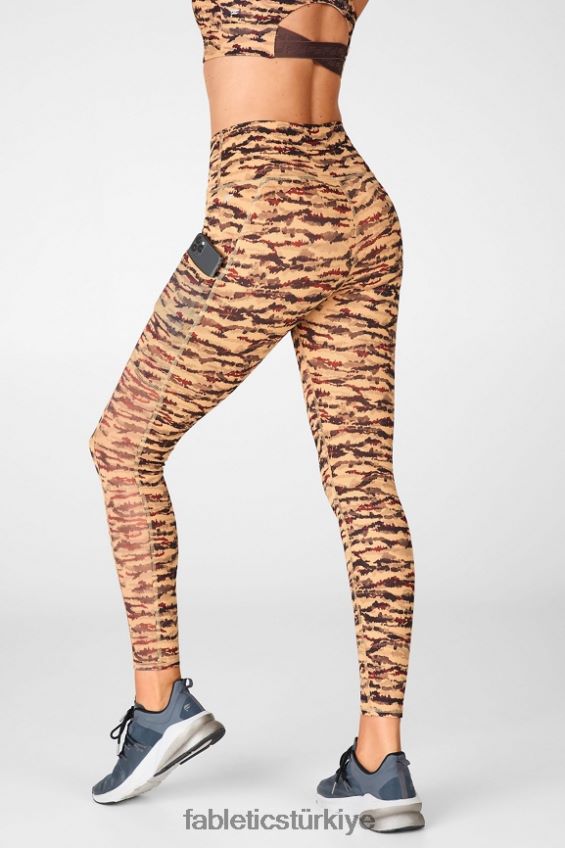 tr Fabletics kadınlar hareket halindeyken güçlü tutuş sağlayan yüksek belli tayt 43 bone/klasik gri melanj 40R06B760