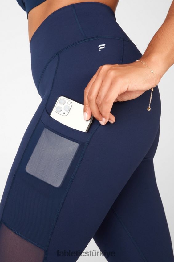 tr Fabletics kadınlar hareket halindeyken güçlü tutuş sağlayan yüksek belli tayt 44 bone/klasik gri melanj 40R06B764