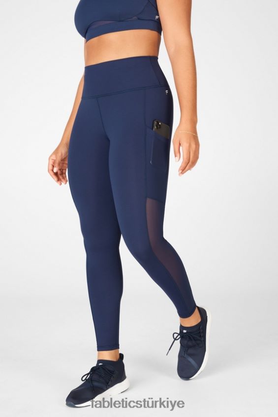 tr Fabletics kadınlar hareket halindeyken güçlü tutuş sağlayan yüksek belli tayt 44 bone/klasik gri melanj 40R06B764