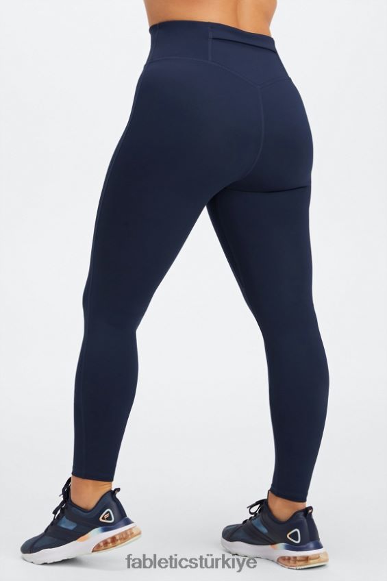 tr Fabletics kadınlar her yerde koş motion365 hw 7/8 tayt derin lacivert/yansıtıcı logo 40R06B1099