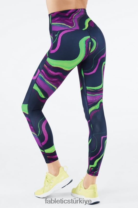 tr Fabletics kadınlar her yerde motion365 ultra yüksek belli 7/8 tayt pus dalgası 40R06B1212