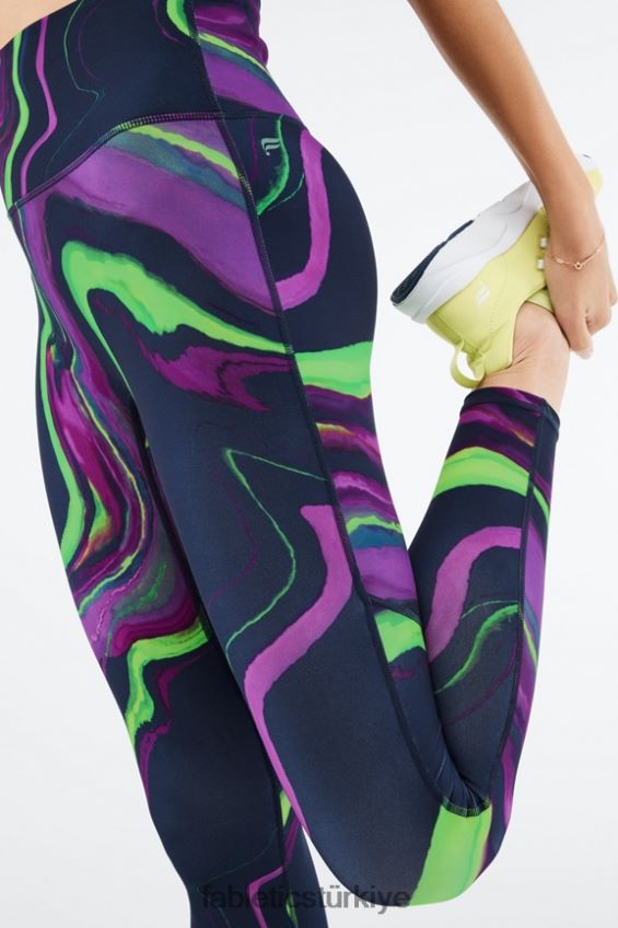 tr Fabletics kadınlar her yerde motion365 ultra yüksek belli 7/8 tayt pus dalgası 40R06B1212