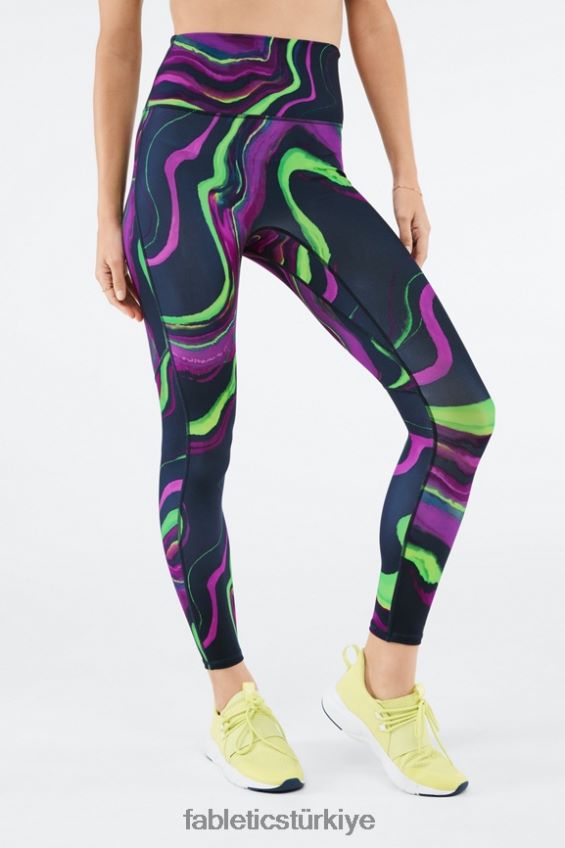 tr Fabletics kadınlar her yerde motion365 ultra yüksek belli 7/8 tayt pus dalgası 40R06B1212