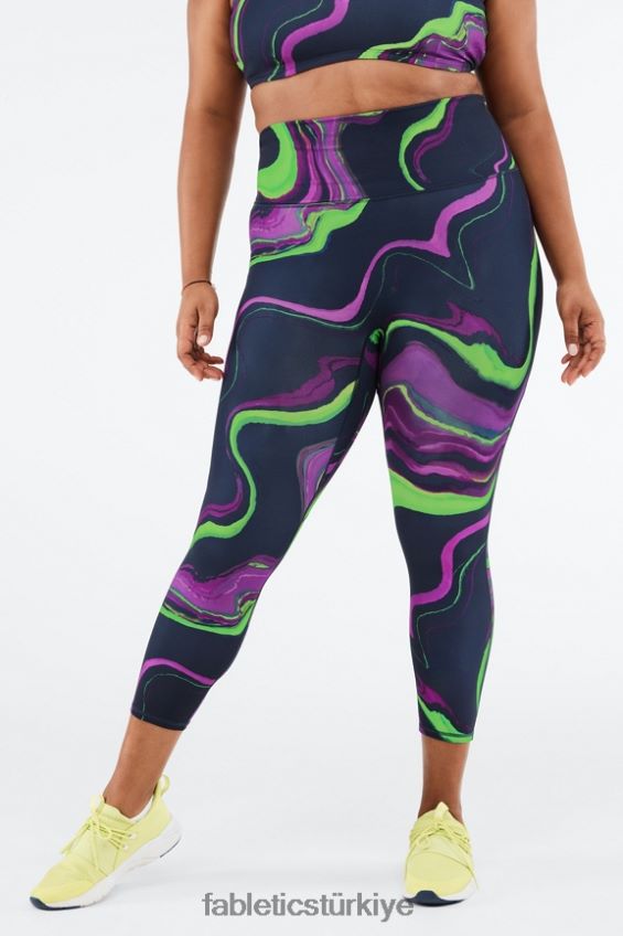 tr Fabletics kadınlar her yerde motion365 ultra yüksek belli 7/8 tayt pus dalgası 40R06B1213