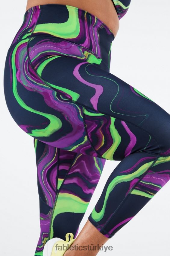 tr Fabletics kadınlar her yerde motion365 ultra yüksek belli 7/8 tayt pus dalgası 40R06B1213