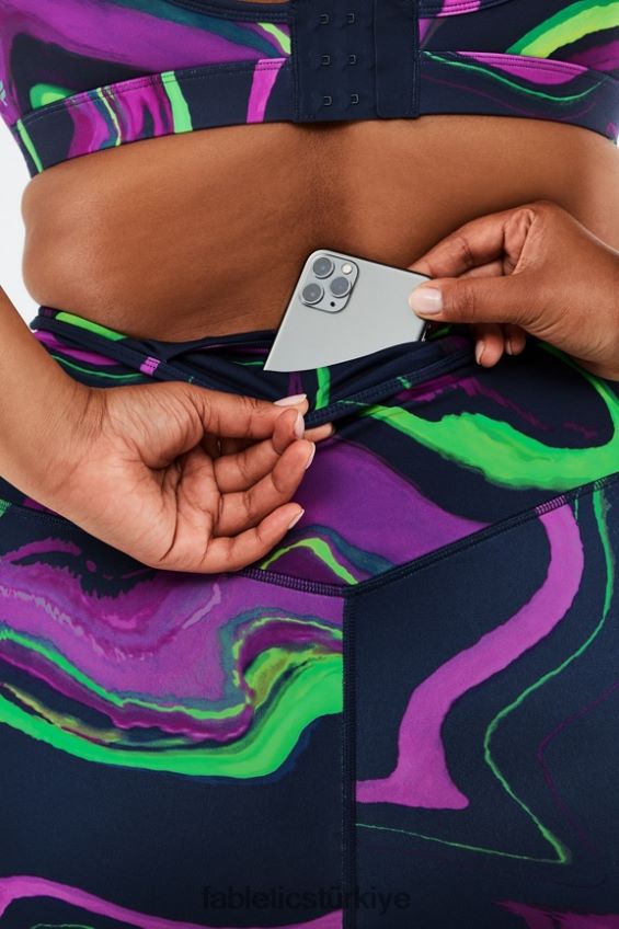 tr Fabletics kadınlar her yerde motion365 ultra yüksek belli 7/8 tayt pus dalgası 40R06B1213