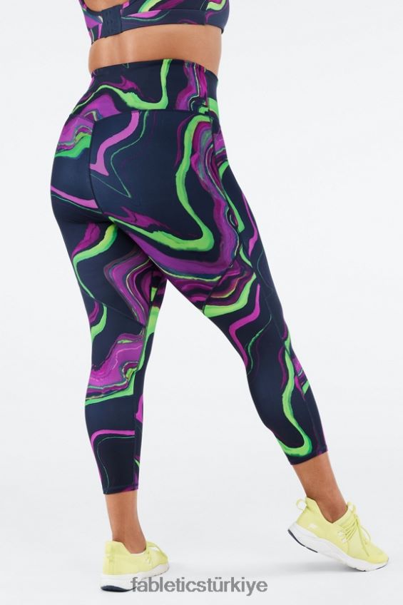 tr Fabletics kadınlar her yerde motion365 ultra yüksek belli 7/8 tayt pus dalgası 40R06B1213