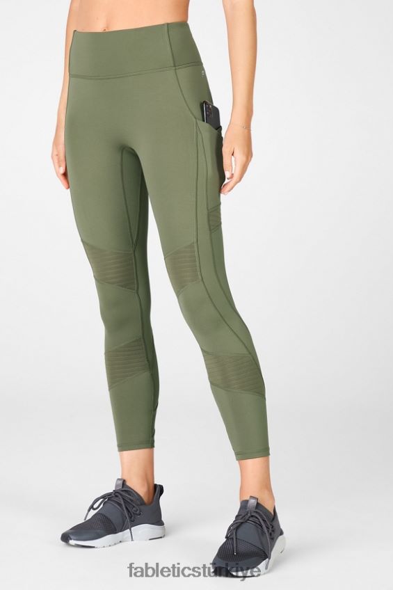 tr Fabletics kadınlar her yerde motion365 yüksek belli moto 7/8 tayt avokado 40R06B1235