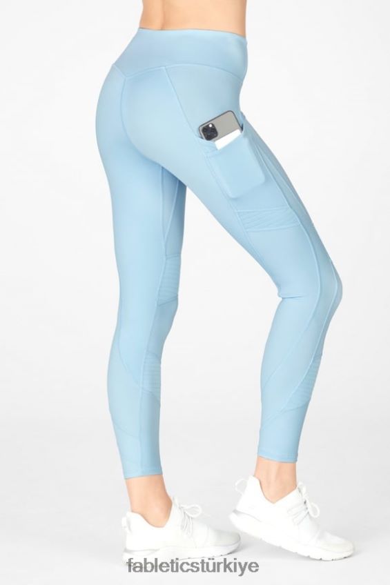 tr Fabletics kadınlar her yerde motion365 yüksek belli moto 7/8 tayt eski mavi 40R06B1234