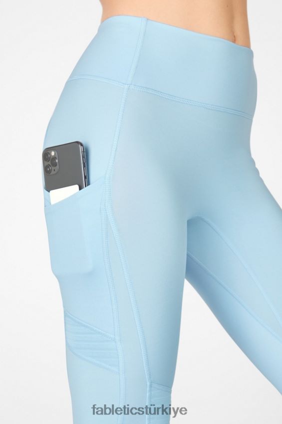 tr Fabletics kadınlar her yerde motion365 yüksek belli moto 7/8 tayt eski mavi 40R06B1234