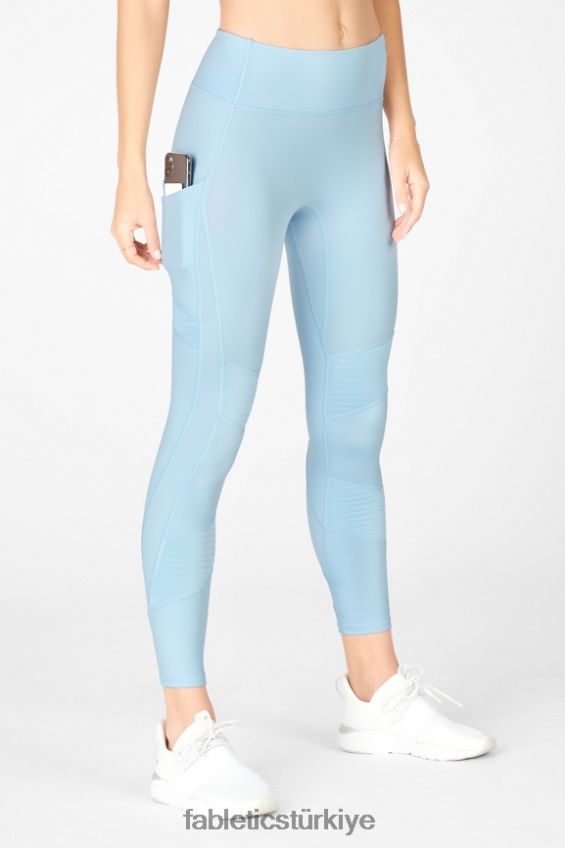 tr Fabletics kadınlar her yerde motion365 yüksek belli moto 7/8 tayt eski mavi 40R06B1234