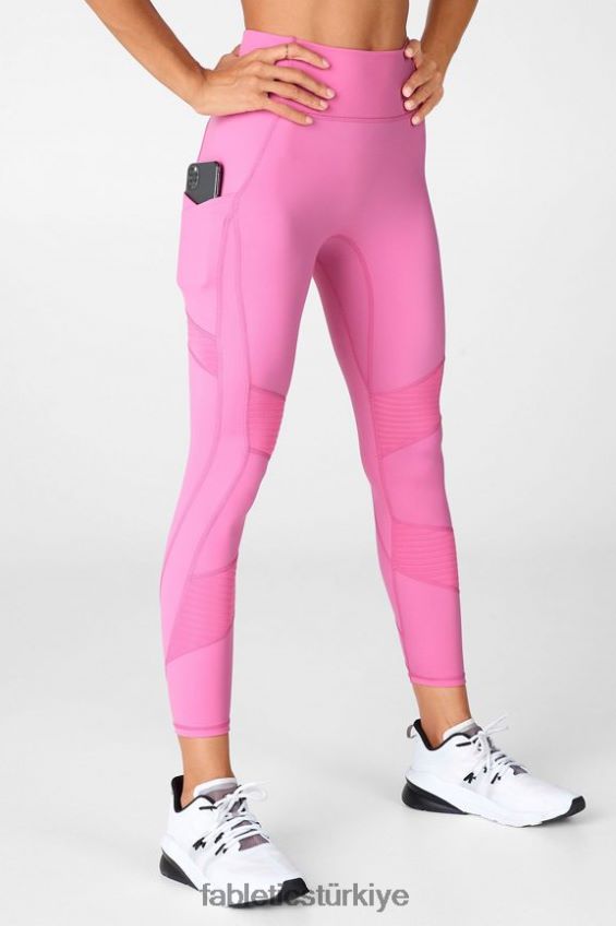 tr Fabletics kadınlar her yerde motion365 yüksek belli moto 7/8 tayt pembe sörf 40R06B1237