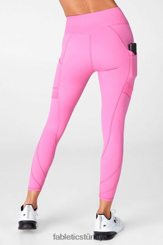 tr Fabletics kadınlar her yerde motion365 yüksek belli moto 7/8 tayt pembe sörf 40R06B1237