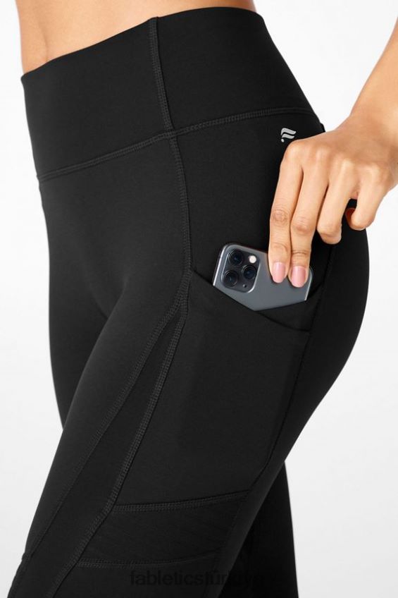 tr Fabletics kadınlar her yerde motion365 yüksek belli moto 7/8 tayt siyah 40R06B1231