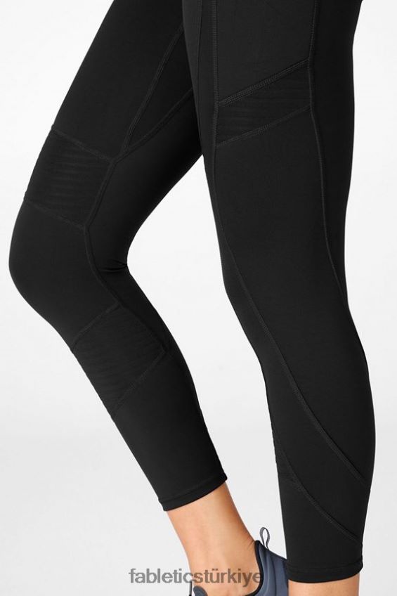 tr Fabletics kadınlar her yerde motion365 yüksek belli moto 7/8 tayt siyah 40R06B1231