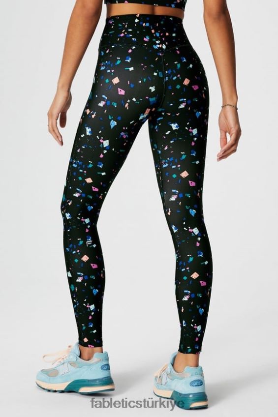 tr Fabletics kadınlar her yerde motion365+ yüksek belli tayt siyah mozaik 40R06B944