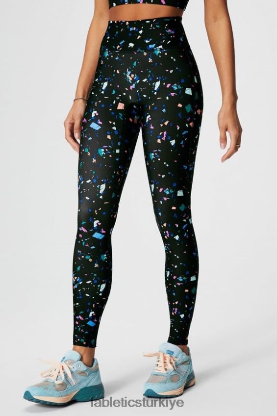 tr Fabletics kadınlar her yerde motion365+ yüksek belli tayt siyah mozaik 40R06B944