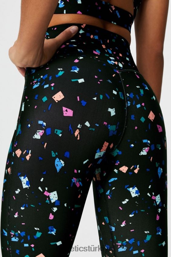 tr Fabletics kadınlar her yerde motion365+ yüksek belli tayt siyah mozaik 40R06B944
