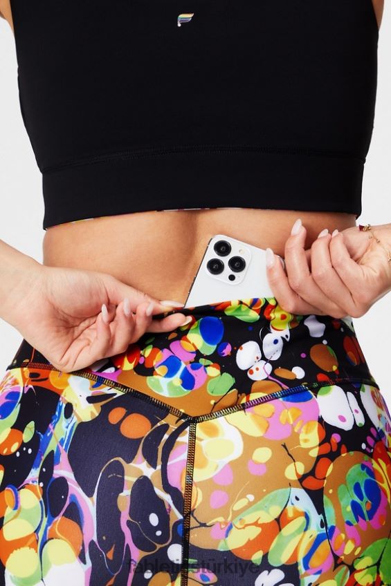 tr Fabletics kadınlar her yerde motion365+ yüksek belli tayt siyah sürekli değişen 40R06B937