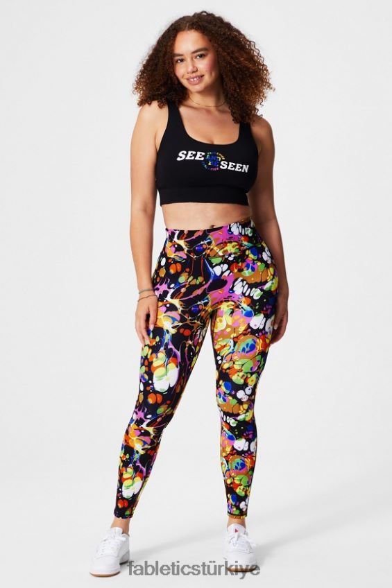 tr Fabletics kadınlar her yerde motion365+ yüksek belli tayt siyah sürekli değişen 40R06B937
