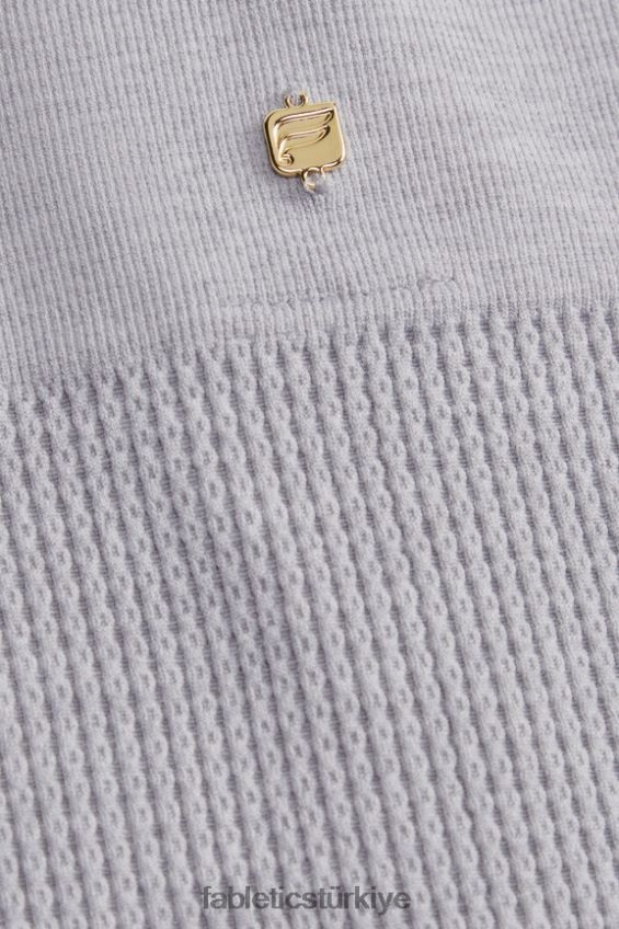 tr Fabletics kadınlar kablo örgü 7/8 tayt klasik gri melanj 40R06B1032