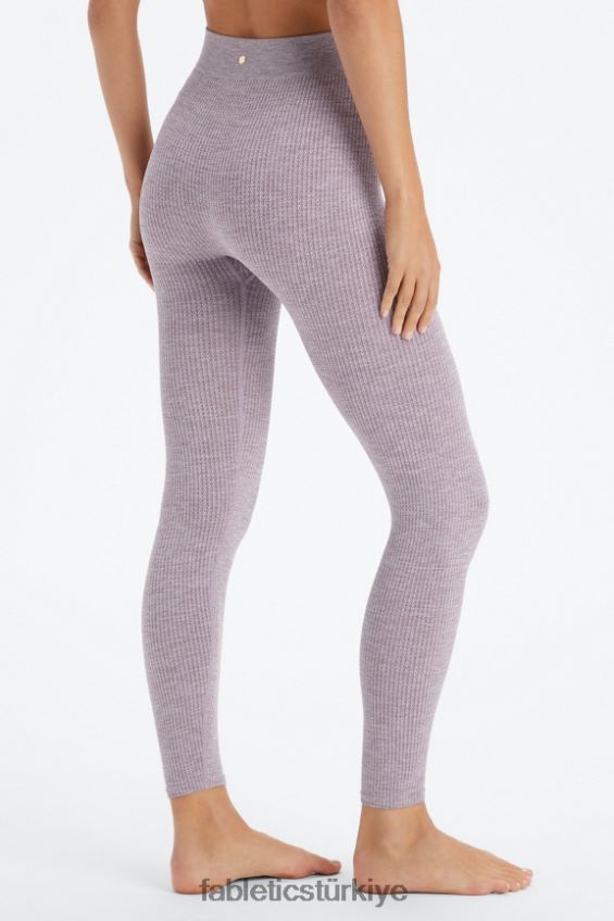 tr Fabletics kadınlar kablo örgü 7/8 tayt solmuş erik funda 40R06B1031