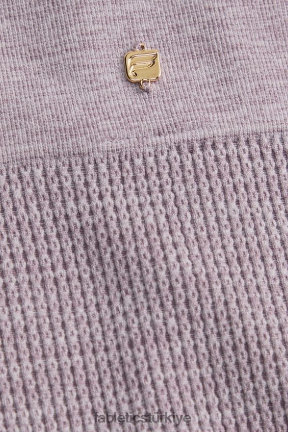 tr Fabletics kadınlar kablo örgü 7/8 tayt solmuş erik funda 40R06B1031