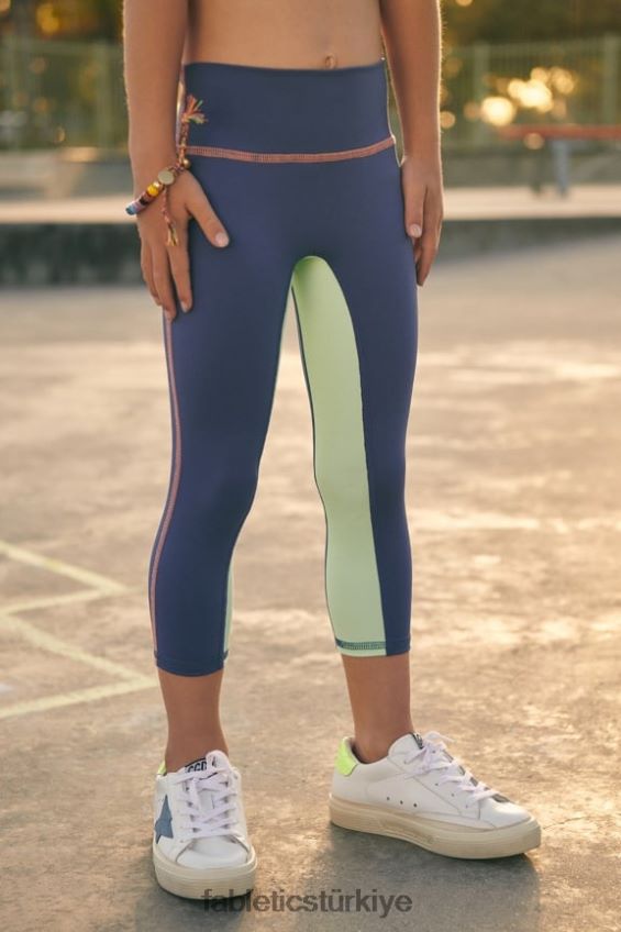 tr Fabletics kadınlar mini yüksek belli motion365 7/8 derin kobalt çok 40R06B1157