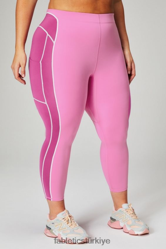 tr Fabletics kadınlar motion365+ yüksek belli 7/8 tayt pembe pop/pembe yanaklar/puslu körfez 40R06B1025