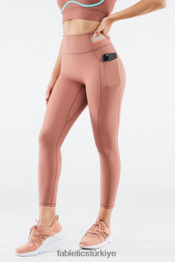 tr Fabletics kadınlar motion365 yüksek belli 7/8 tayt toprak/havuz/mercan pus 40R06B1160