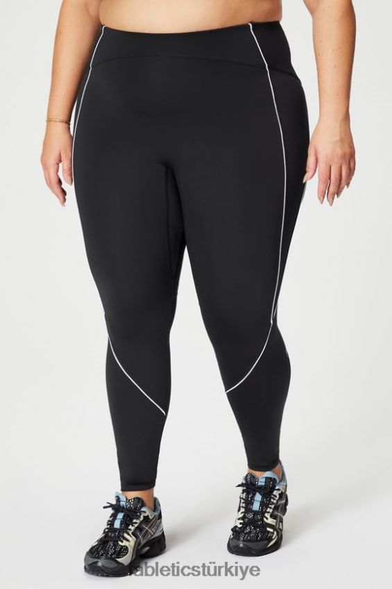tr Fabletics kadınlar motion365+ yüksek belli borulu tayt siyah/klasik beyaz 40R06B998