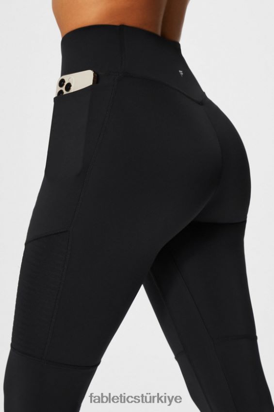 tr Fabletics kadınlar motion365+ yüksek belli moto tayt siyah 40R06B1028