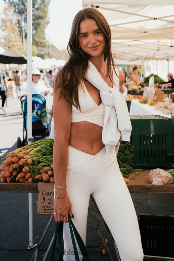 tr Fabletics kadınlar oasis pureluxe hw crossover 7/8 tayt ak balıkçıl 40R06B932