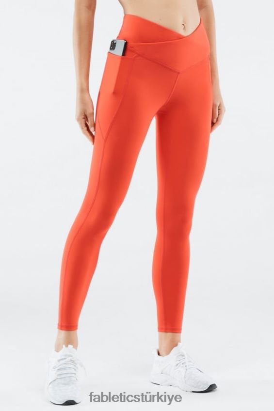 tr Fabletics kadınlar oasis pureluxe hw crossover 7/8 tayt şenlik ateşi 40R06B935