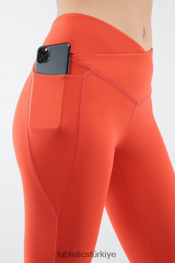 tr Fabletics kadınlar oasis pureluxe hw crossover 7/8 tayt şenlik ateşi 40R06B935