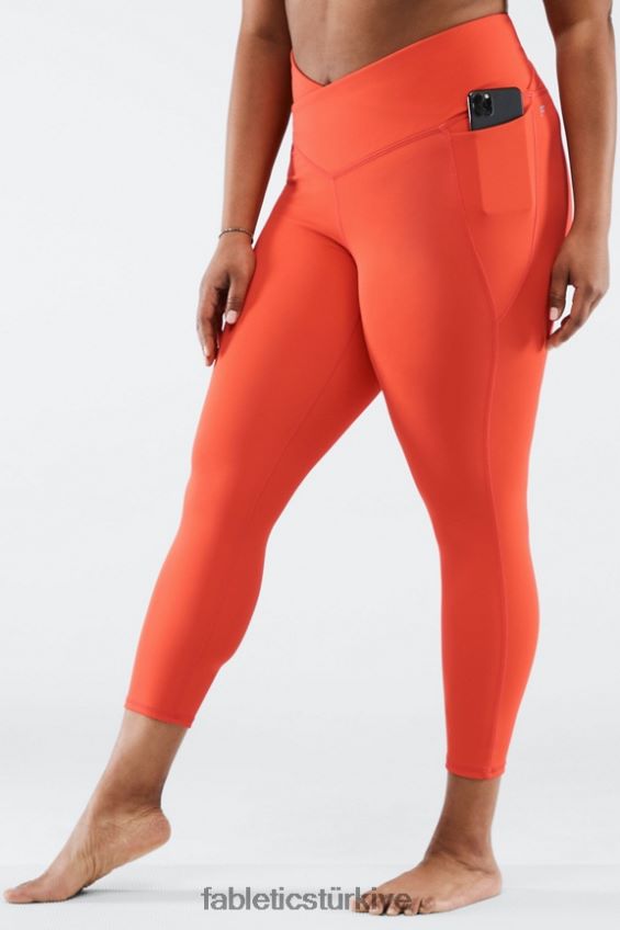 tr Fabletics kadınlar oasis pureluxe hw crossover 7/8 tayt şenlik ateşi 40R06B936