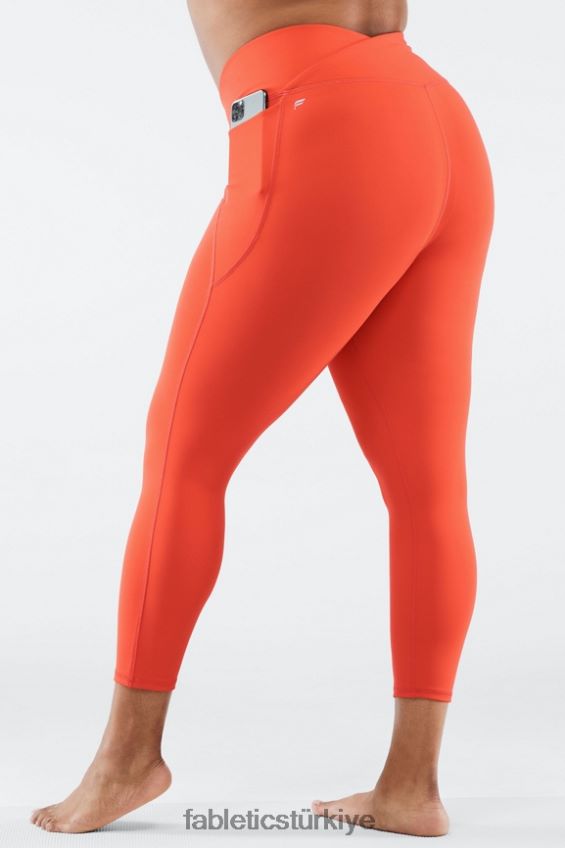 tr Fabletics kadınlar oasis pureluxe hw crossover 7/8 tayt şenlik ateşi 40R06B936