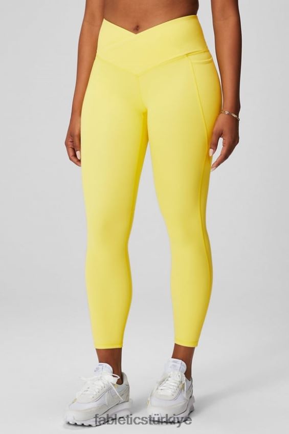 tr Fabletics kadınlar oasis pureluxe hw crossover 7/8 tayt güneşli gün 40R06B929
